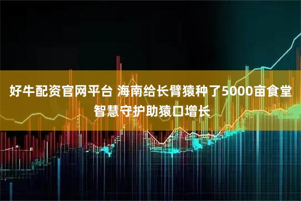 好牛配资官网平台 海南给长臂猿种了5000亩食堂 智慧守护助猿口增长