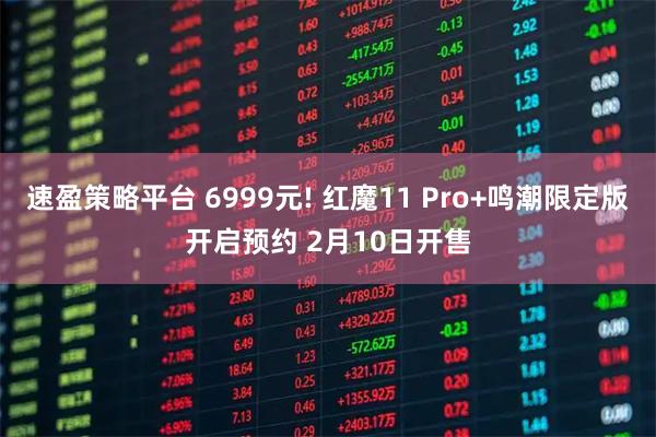 速盈策略平台 6999元! 红魔11 Pro+鸣潮限定版开启预约 2月10日开售