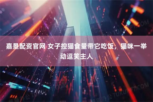 嘉垦配资官网 女子控猫食量带它吃饭，猫咪一举动逗笑主人